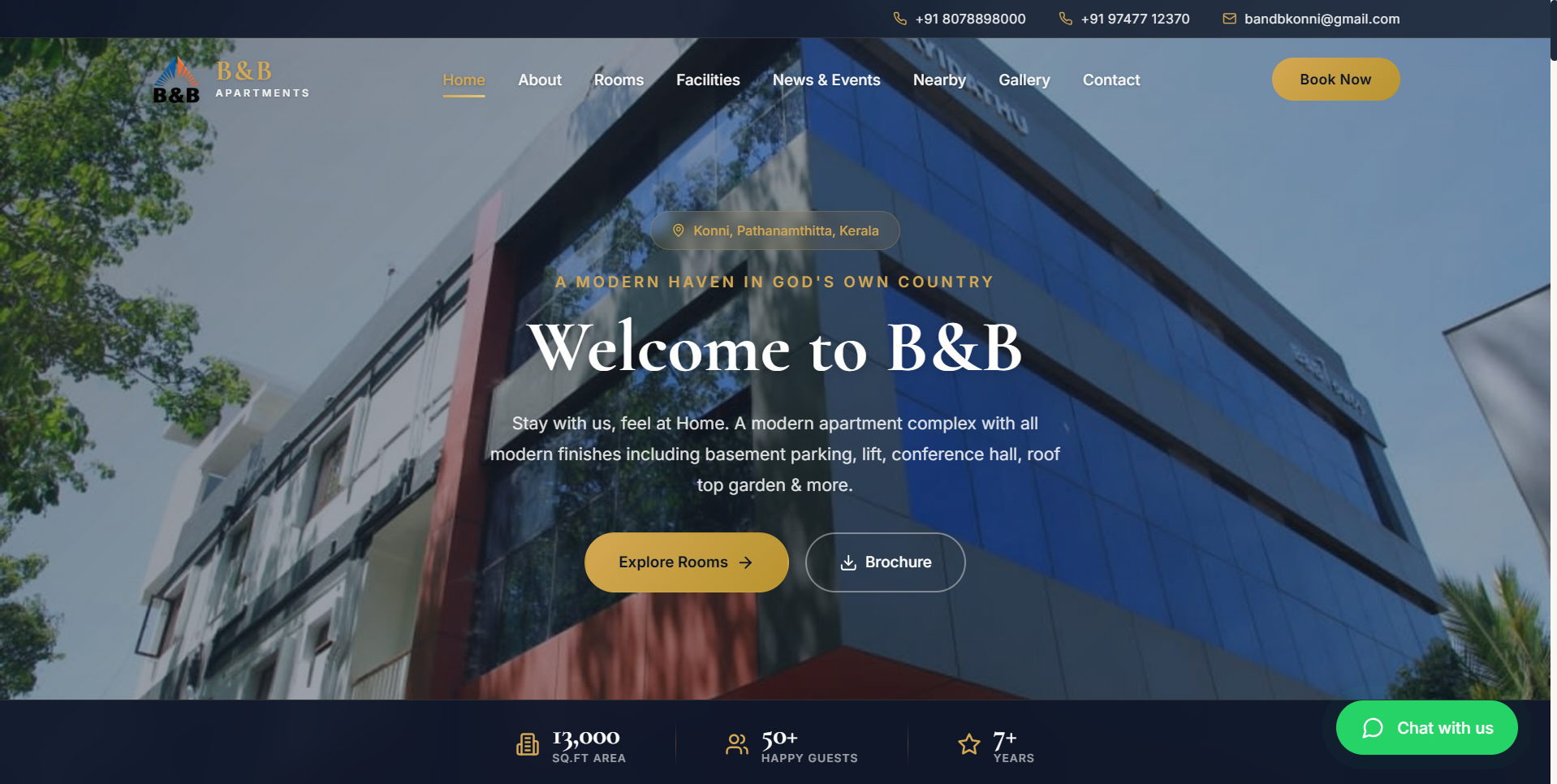Band B Konni live music band website project preview designed by Noxus Creative